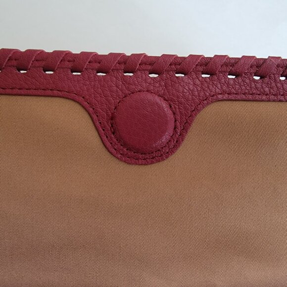HOBO Era Wristlet Leather Clutch Wallet in Sangria - Picture 9 of 15